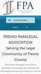Mobile Screenshot of fresnoparalegal.org